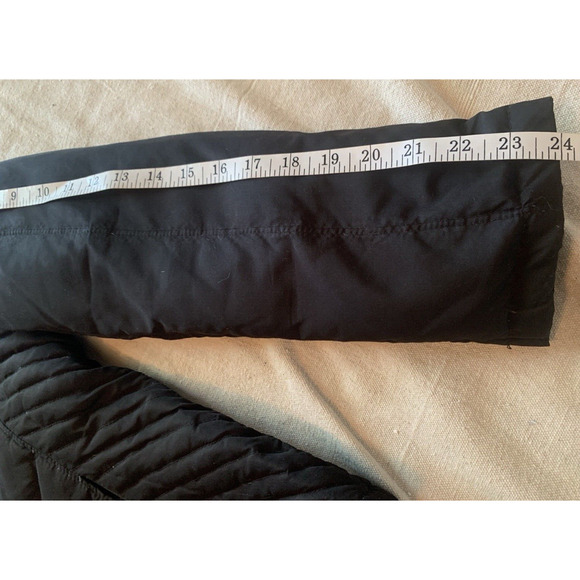 Kenneth Cole Reaction Puffer Jacket Womens Small Black Down & Feather Fill Coat - Picture 14 of 14